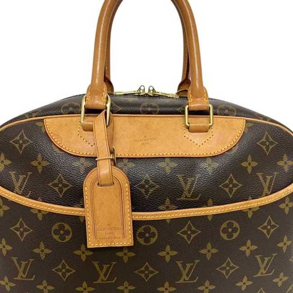 LOUIS VUITTON Brown Monogram Leather Deauville Boston Bag - Picture 6 of 11
